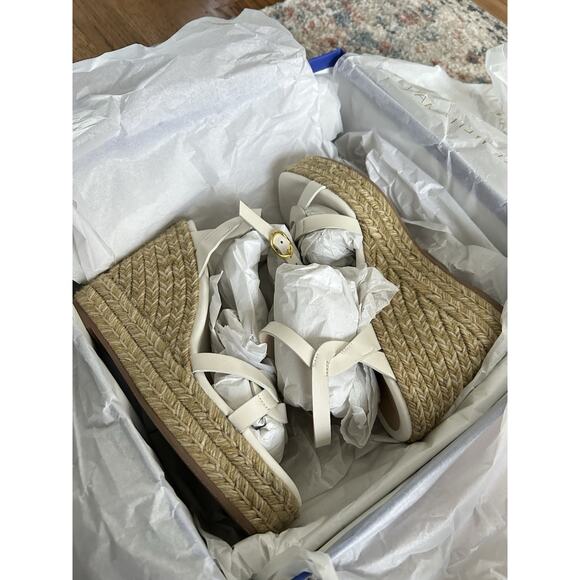 Stuart Weitzman Braida Max Espadrille Espadrille Wedge Sandals Size 7 - Picture 6 of 7